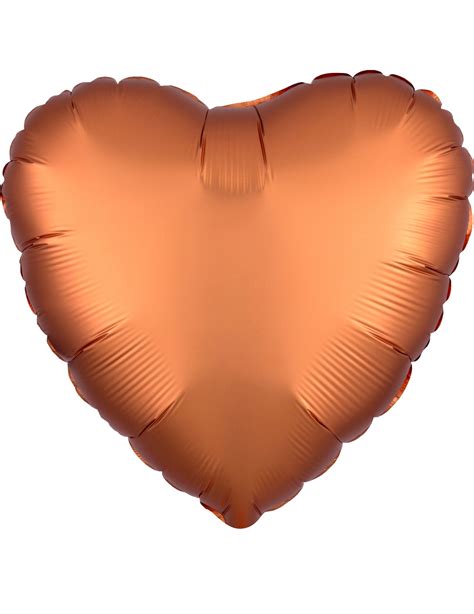 Ballon Aluminium Coeur Cuivr Satin Cm Deguise Toi Achat De