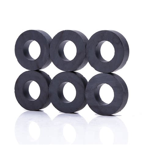 C5 C8 Strong Ceramic Ring Magnets Ferrite Magnet Ring For Magnetic