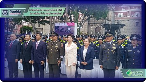 Graduación de la generación XXXVII de cadetes policía municipal