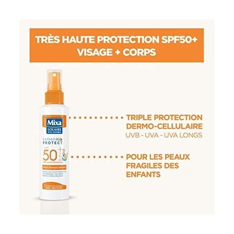 Mixa Solaire Peau Sensible Spray Solaire Très Haute Protection SP