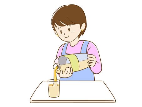 注ぐイラスト／無料イラストなら「イラストAC」