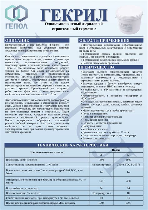 Акриловый герметик купить оптом от производителя - Компания «ГЕПОЛ»