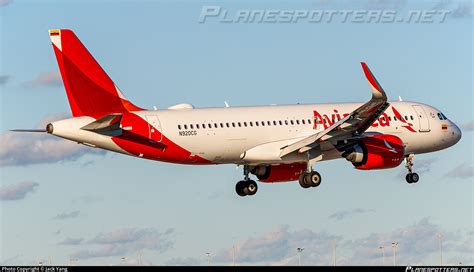 N Cg Avianca Airbus A N Photo By Jack Yang Id