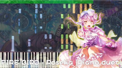 [bang Dream ] Fire Bird Roselia Piano Duet Youtube