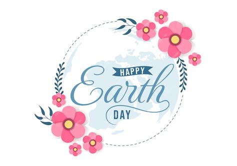 С днем земли 22 апреля. иллюстрация с картой мира в мультяшных ...