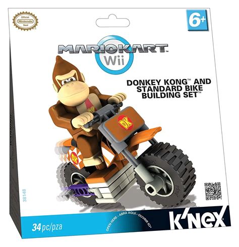 KNEX Super Mario Mario Kart Wii Donkey Kong Standard Kart Set 38045 ...