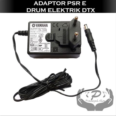 Jual Adaptor Keyboard Yamaha Psr E Dan Drum Elektrik Dtx Original