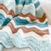 Zig Zag Crochet Blanket Pattern Chevron Crochet Blanket Patter Daisy