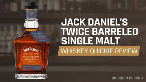 Jack Daniels Twice Barreled American Single Malt Review Whiskey