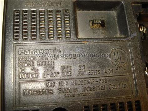 FM-AM 2-Band Receiver RF-538 Radio Panasonic, Matsushita, National ナシ ...