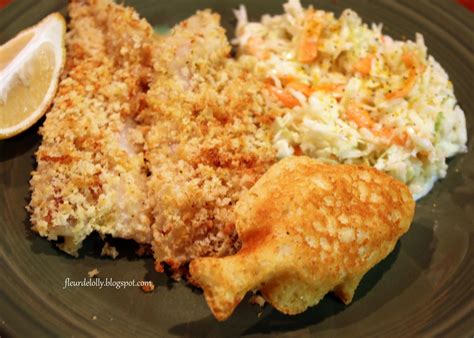 Fleur De Lolly Baked Panko Crusted Ocean Perch