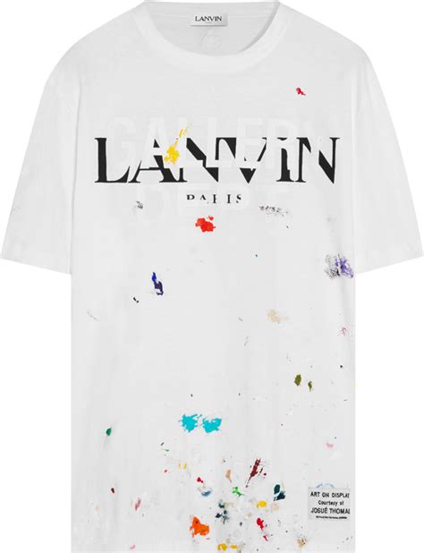 Lavin X Gallery Dept White Paint Splatter T Shirt Inc Style