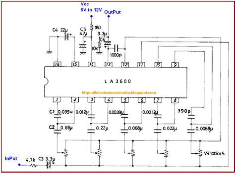 All Electronics circuits: 5-Band Graphic Equalizer , Easy to Disign ...