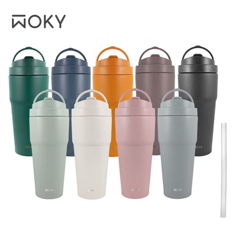 WOKY 沃廚 (買1送1) 手提激凍輕芯鈦瓷易潔層保溫杯750ml | 保冰/保溫杯(瓶) | Yahoo奇摩購物中心