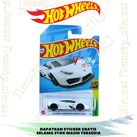 Jual Hot Wheels LB Works Lamborghini Huracan Coupe Putih HW Exotics Shopee Indonesia