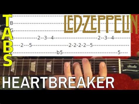 Heartbreaker - Led Zeppelin - Guitar Lesson WITH TABS - YouTube