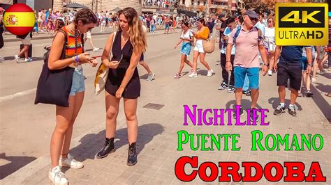 Cordoba Puente 4k Footage Of Nightlife In The Ancient City History