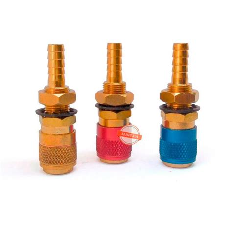 Муфта быстросъемная 8 мм, красная цены, отзывы