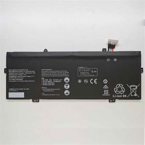 HUAWEI HB4593R1ECW 7 6V 56 3Wh 7410mAh Batterien HB4593R1ECW Laptop