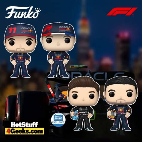 2023 NEW Formula 1 Funko Pops Verstappen Perez Russell