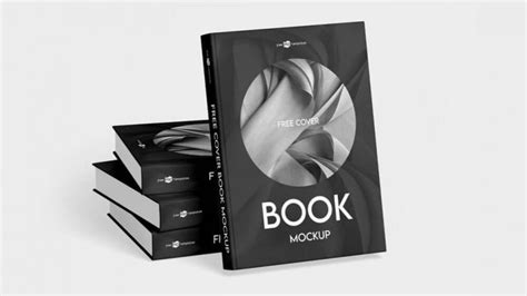 Free Softcover Book With Shadow Overlay Mockup Psfiles