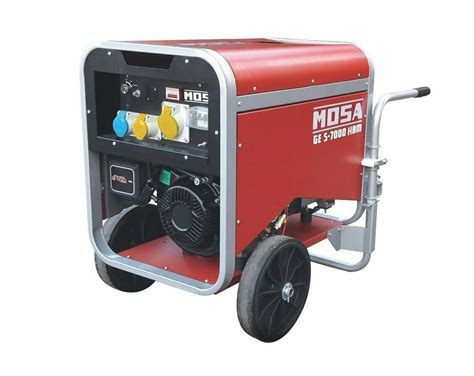 Mosa Ges Hbm Petrol Generator V V Kva Kw Silenced