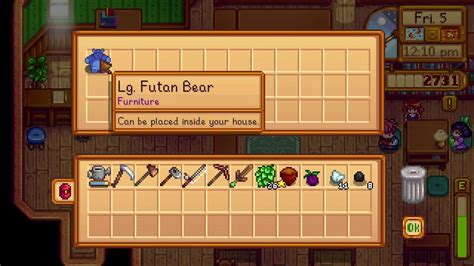 Large Futan Bear Stardew Valley 61 Youtube