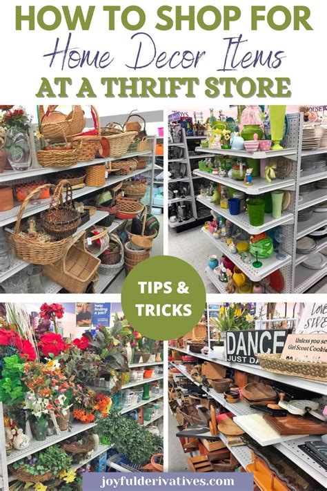 How To Shop For Thrift Store Home Décor Items Home Decor Items