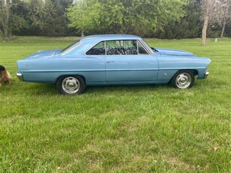 1967 Chevrolet Nova Coupe Blue Rwd Automatic Ss For Sale