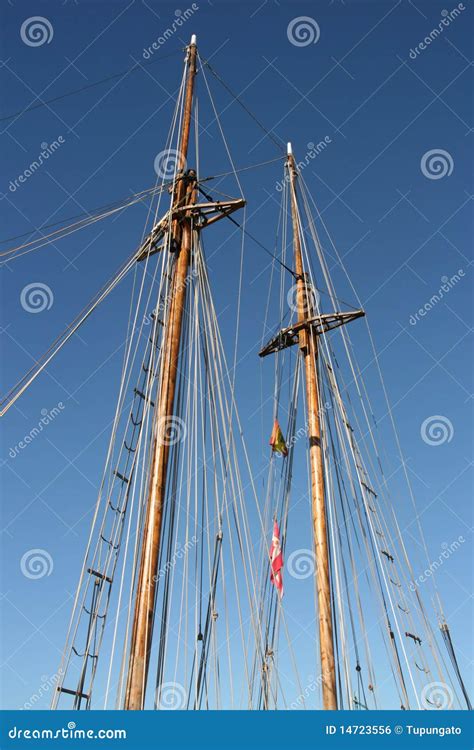 Sailing Ship Mast Royalty Free Stock Image - Image: 14723556