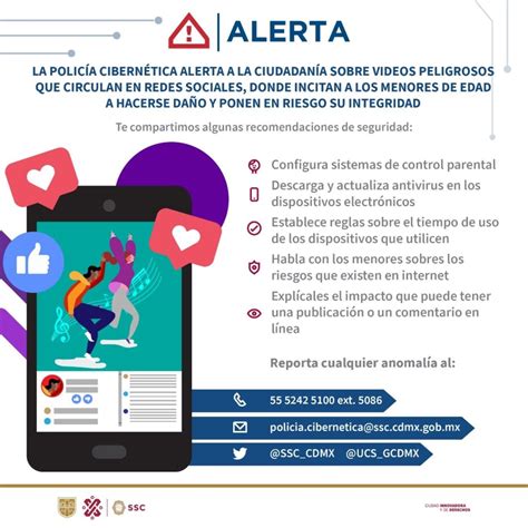 Policía Cibernética alerta sobre videos virales con retos peligrosos