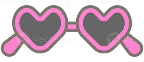 niño mano dibujado linda vistoso contento bikini día corazón Gafas de sol PNG