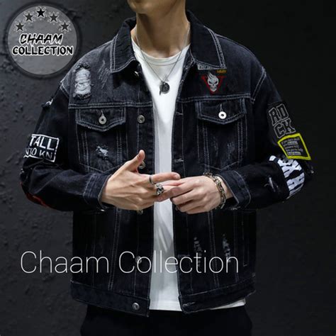 Jual Jaket Jeans Denim Korean Style Jaket Denim Pria Terbaru Sobek