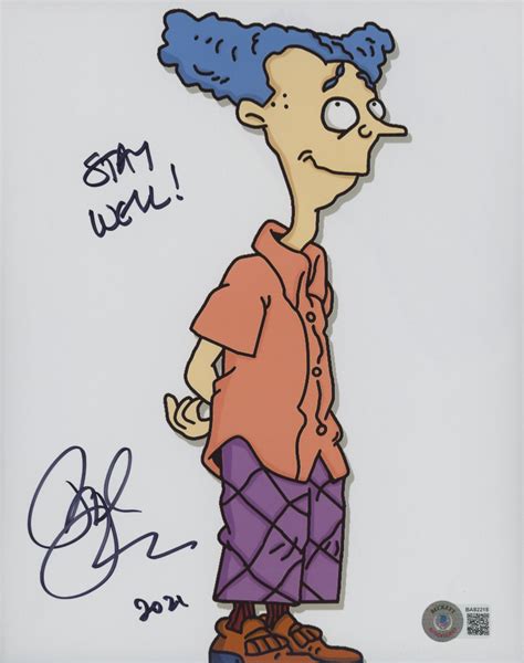 Phil Proctor Signed Rugrats 8x10 Photo Inscribed Stay Wel And 2021 Beckett Coa Pristine