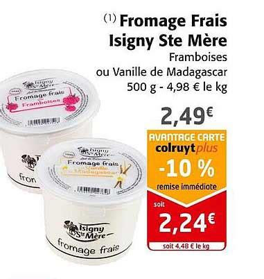 Promo Fromage Frais Isigny Ste M Re Chez Colruyt Icatalogue Fr