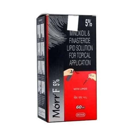 MorrF 5% Minoxidil Finasteride Lipid Solution, Packaging Size: 60 ml at ...