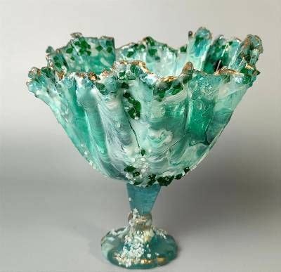 Ваза "Галина" из эпоксидной смолы - купить вазу в интернет-магазине ...