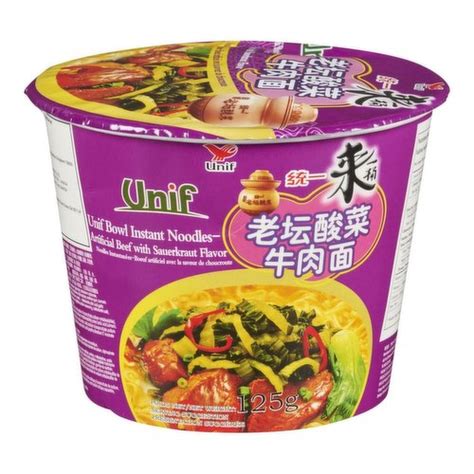 Unif Instant Noodles Artificial Beef With Sauerkraut