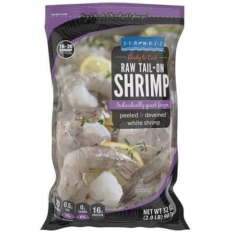 Shrimp Peeled And Deveined Tail On 1620 Extra Jumbo 0306000