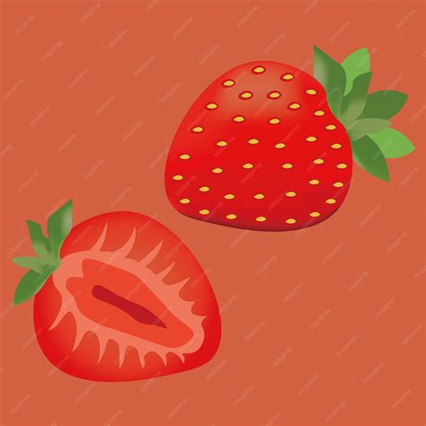 Premium Vector Strawberry Fruit Berry Icon Vector Illustration Symbol