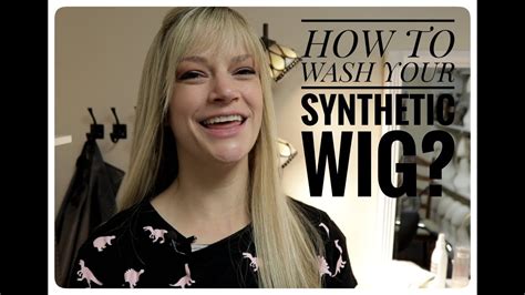 How To Wash Your Synthetic Hair Wig Youtube