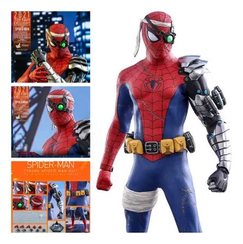 Spider Man Cyborg Suit Toy Fair Exclusive Hot Toys Parcelamento Sem Juros