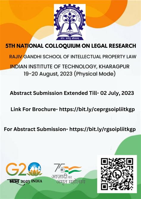 Th National Colloquium On Legal Research By Rajiv Gandhi School Of