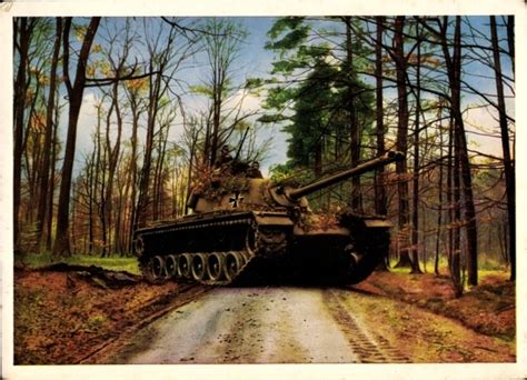 Ansichtskarte Postkarte Deutsche Bundeswehr Panzer M Akpool De