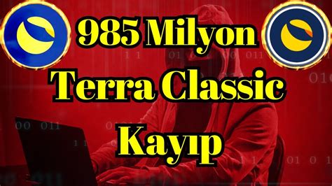 Kripto Sesli Haber 985 Milyon Terra Classic LUNC Kayıp YouTube