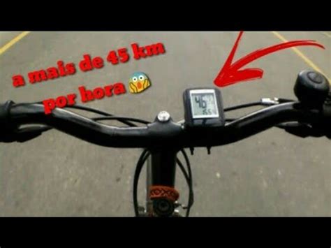 Testando a velocidade máxima da minha bike YouTube