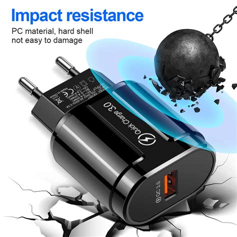 Udyr 3A Быстрая зарядка 3,0 USB зарядное устройство EU US UK настенное ...