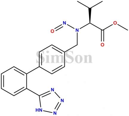 N Nitroso Valsartan Methyl Ester Impurity CAS No NA Simson Pharma