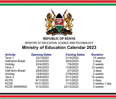 Kenya School Calendar 2024 Pdf - Jessi Benetta