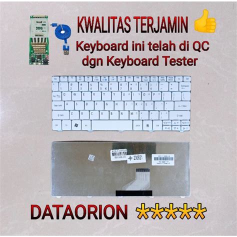 Jual Keyboard Putih Acer Aspire One 532 AO532 532h 521 D255 D260 D270